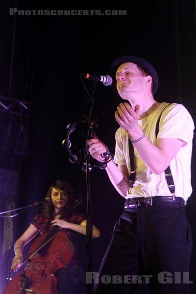 THE LUMINEERS - 2013-03-07 - PARIS - Le Trianon - Jeremiah Caleb Fraites - Neyla Pekarek